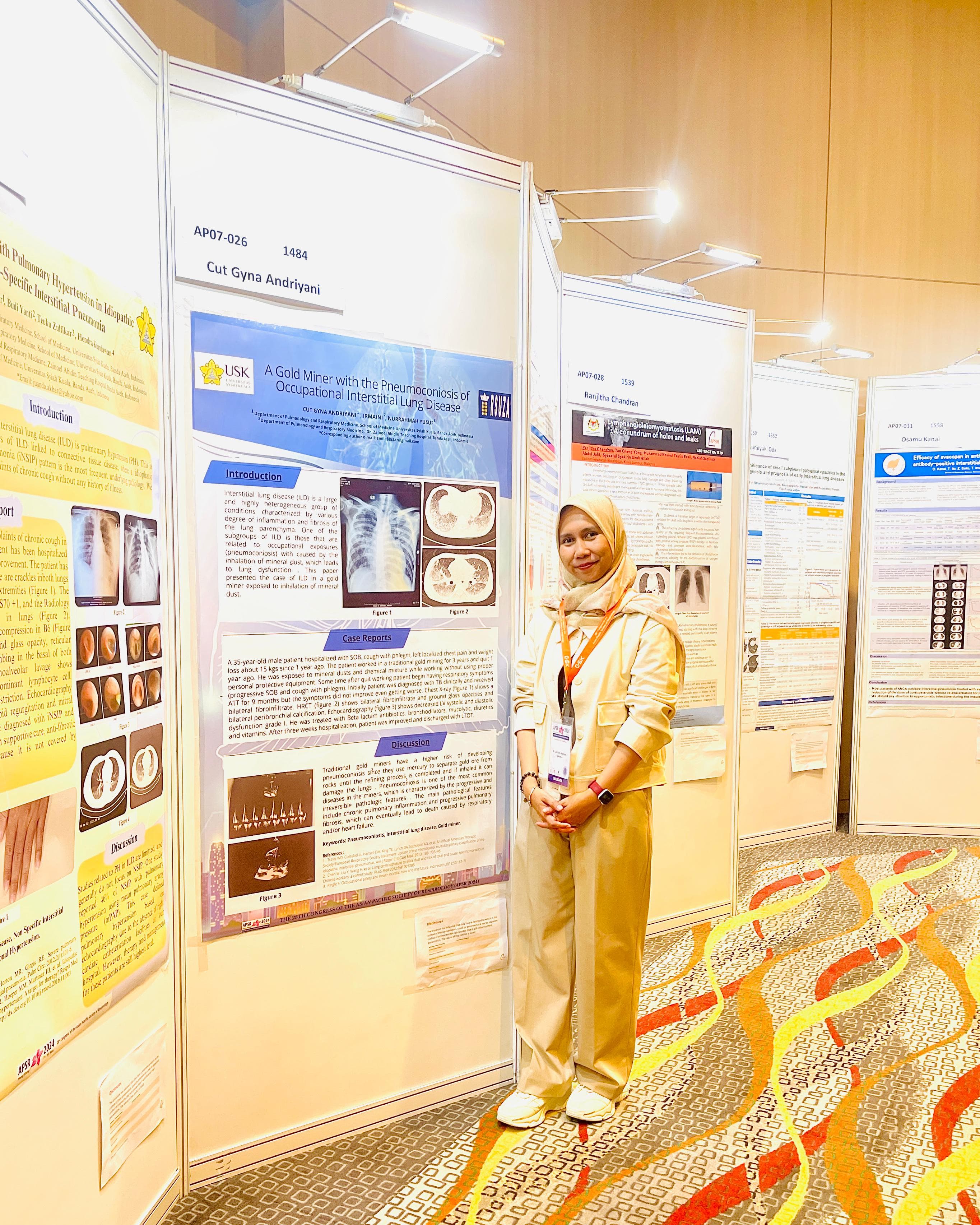 PPDS Pulmonologi Ikut menyemarakkan Kongres Internasional Asian Pacific Society of Respirology (APSR)