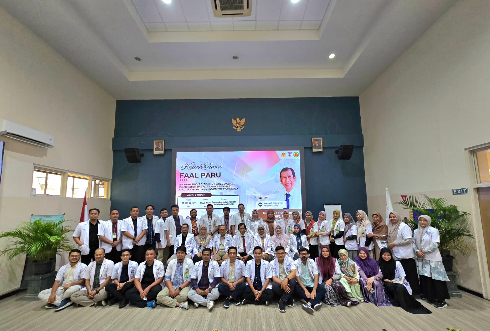 Kuliah Tamu bersama Prof. dr. Faisal Yunus Ph.D, Sp. P(K), FCCP, FISR